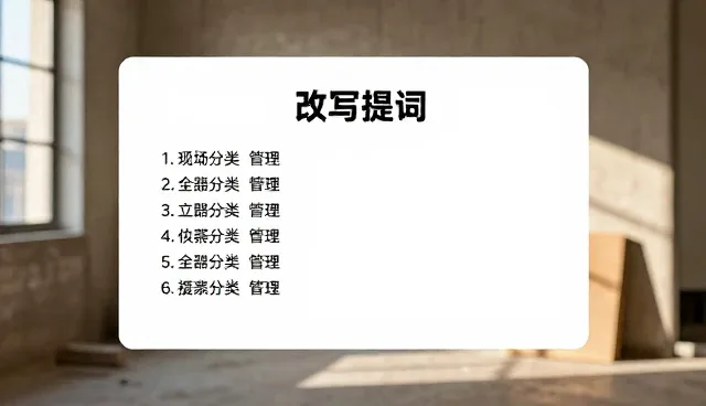 文案提示词怎么分类?如何有效管理?