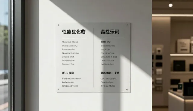 选型关注点:如何正确理解提示词的限制条件